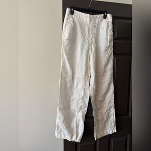 Cynthia Rowley White Linen Pants